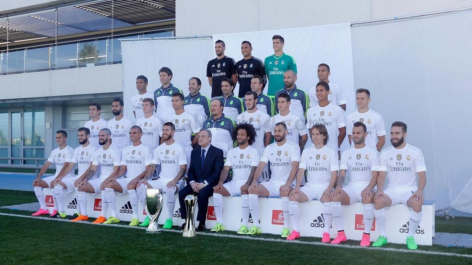 Foto: La foto oficial del Real Madrid (RealMadrid.com).