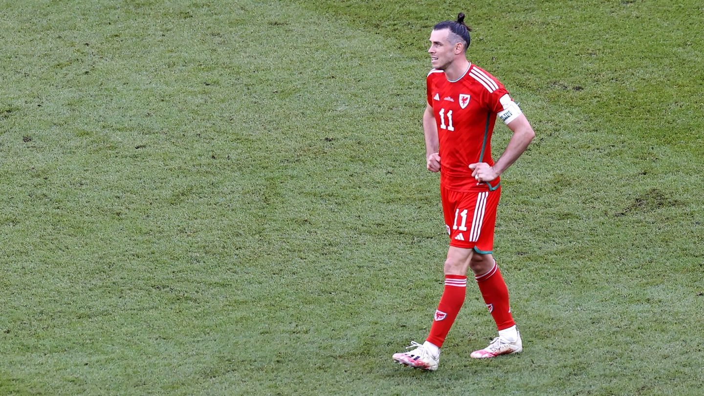 Gareth Bale durante el Mundial de Qatar 2022.