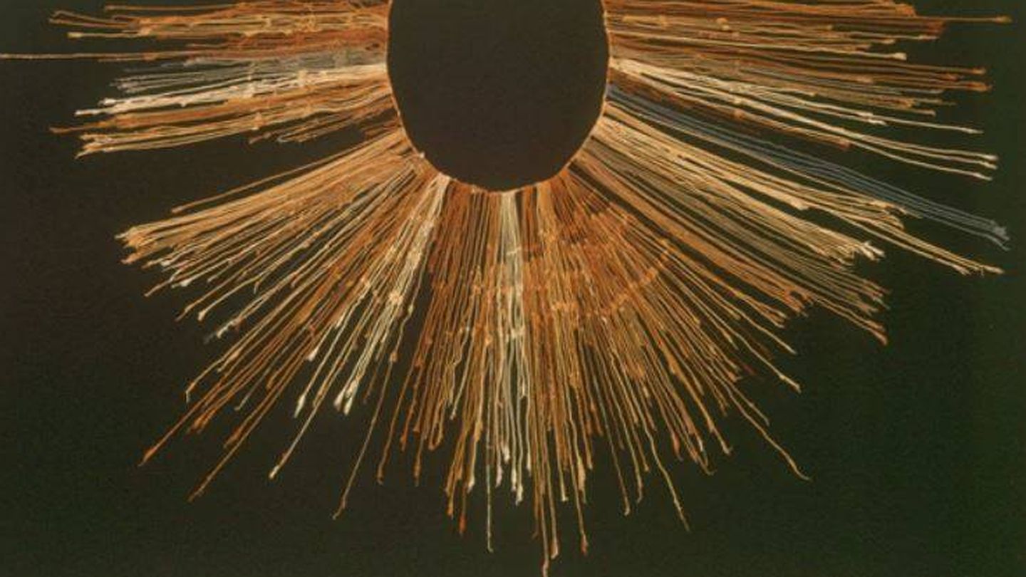 Quipu inca (Colección del Museo Larco, Lima)