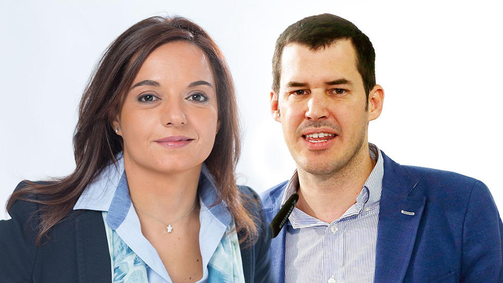Foto: Sara Hernández y Juan Segovia, candidatos a las primarias del PSM.