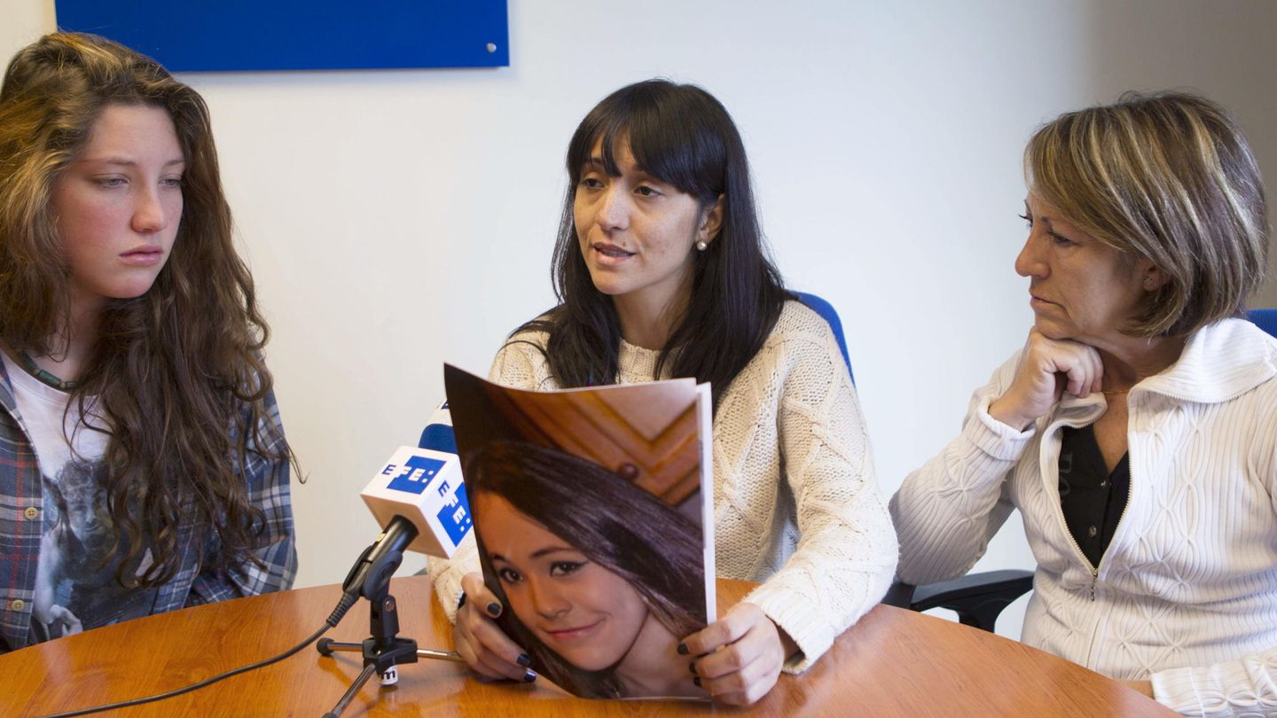 La madre de la joven de 15 años Malén Zoe Ortiz. (EFE/Montserrat T Diez)