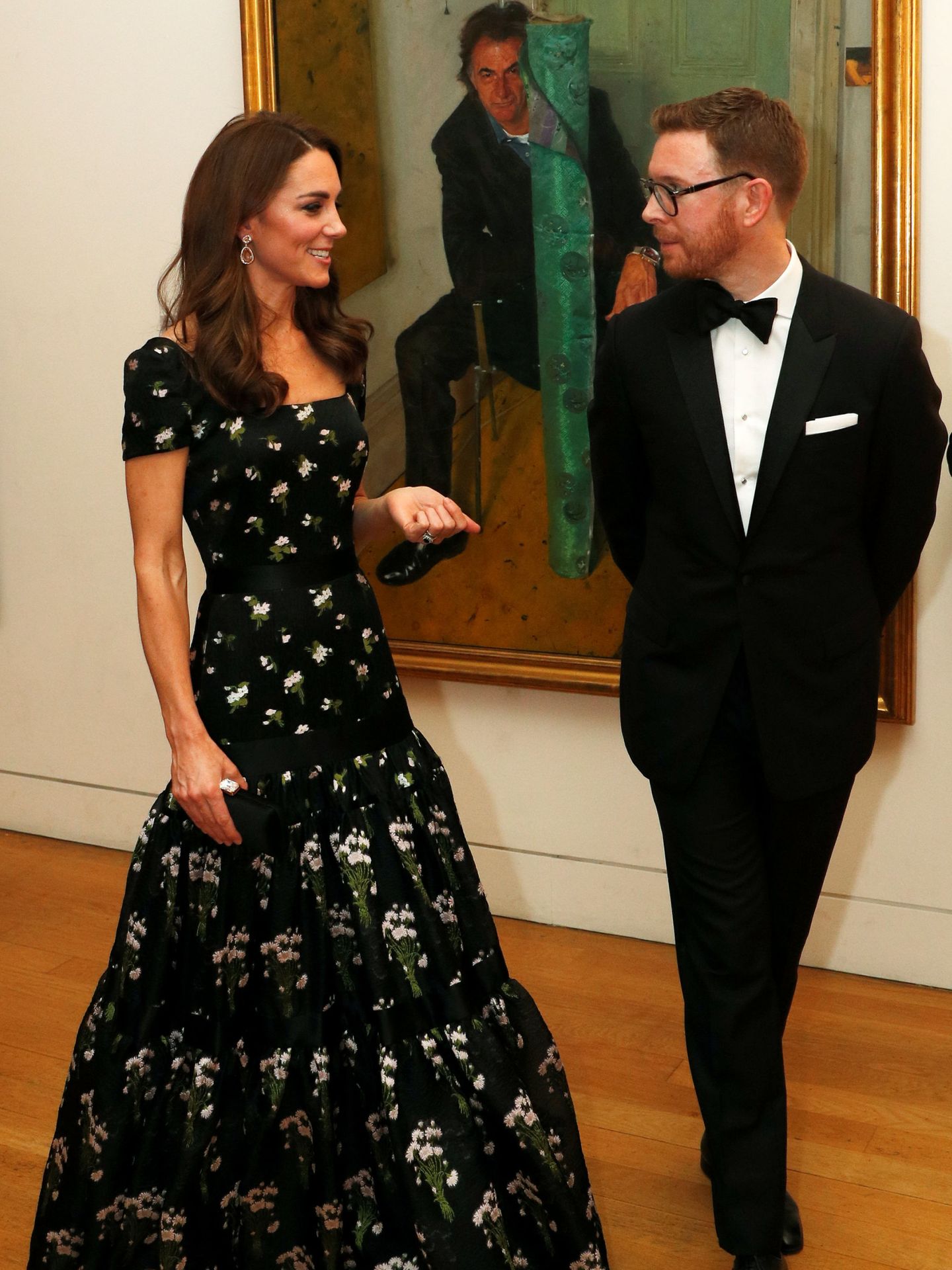 La duquesa de Cambridge en la gala anual de la National Portrait Gallery. (Reuters)