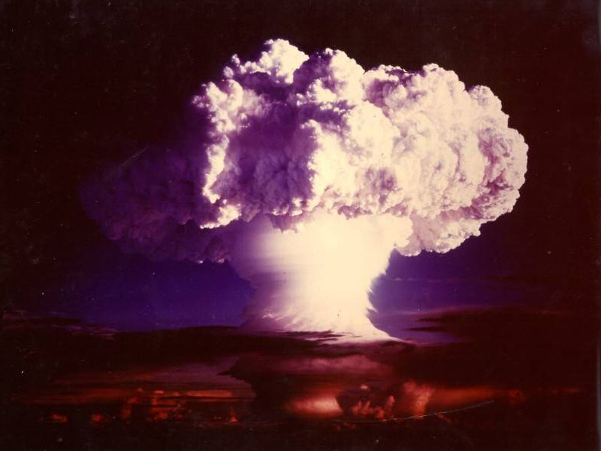 Foto: Explosión de la bomba termonuclear Ivy Mike el 1 de noviembre de 1952. (Wikipedia)