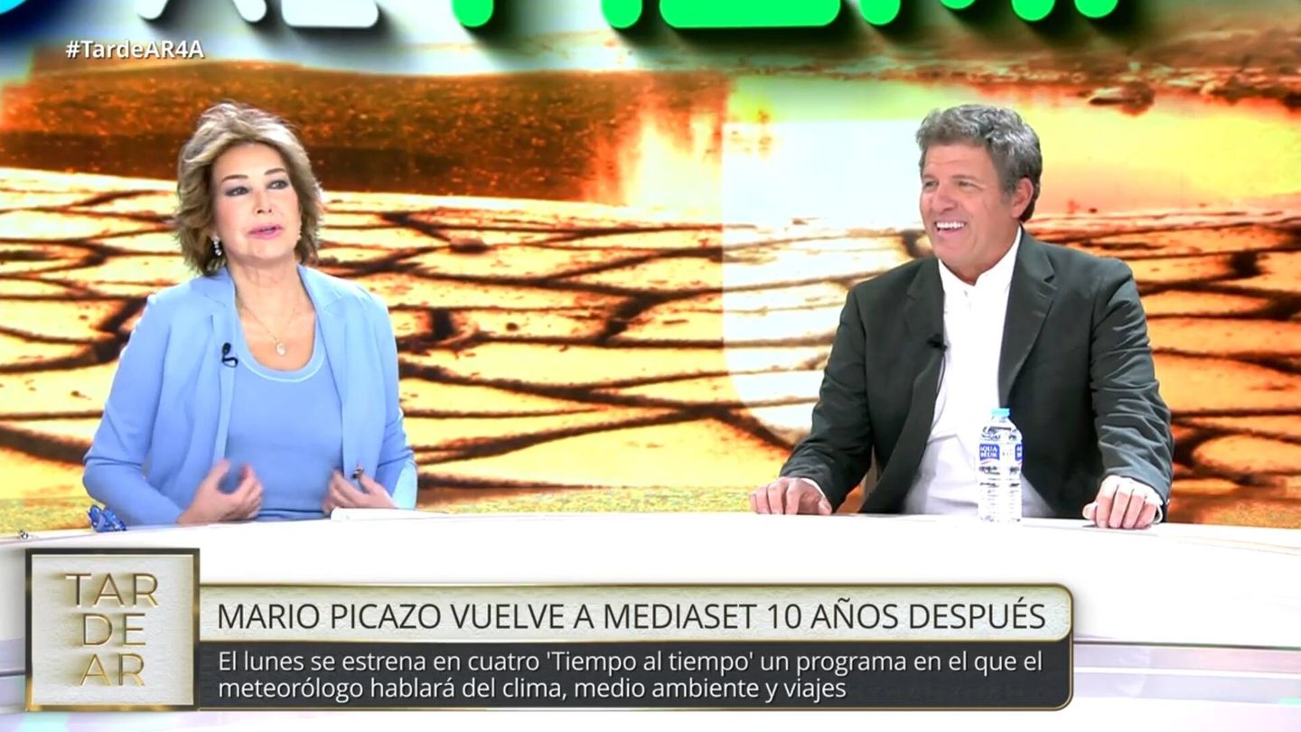 Ana Rosa Quintana y Mario Picazo. (Mediaset España)