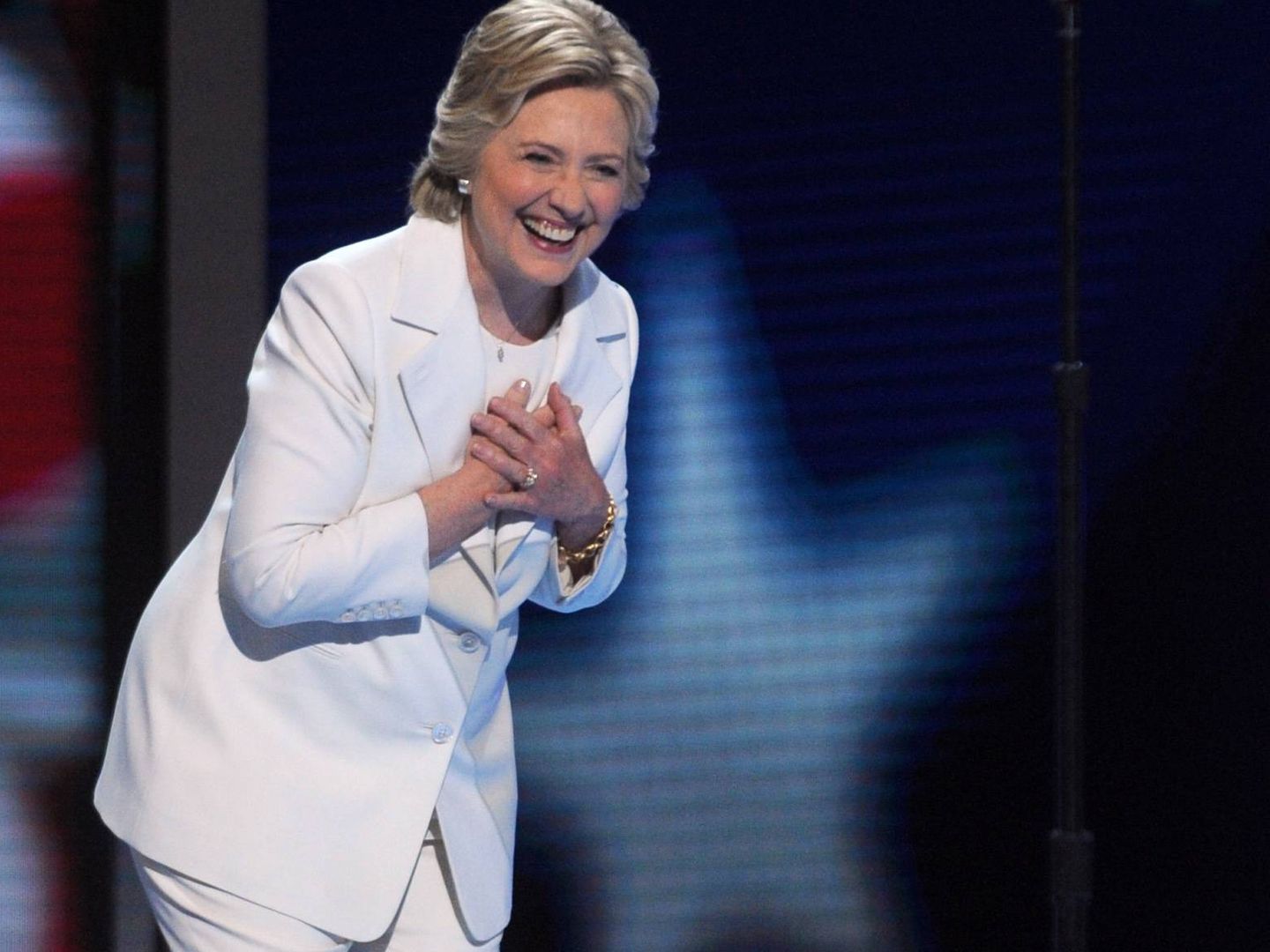 Hillary Clinton, también con el movimiento sufraguista. (Cordon Press)