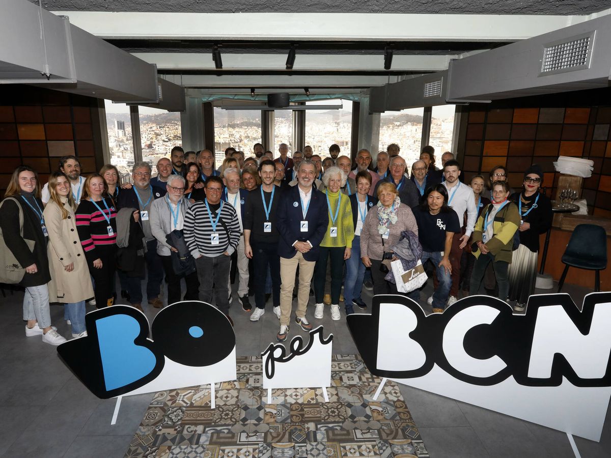 Foto: Foto de familia de la presentación de la plataforma 'Bo per Barcelona'. (Cedida)