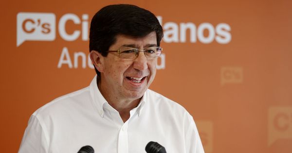 Foto: El presidente del grupo parlamentario y portavoz de Ciudadanos en Andalucía, Juan Marín. (Efe)