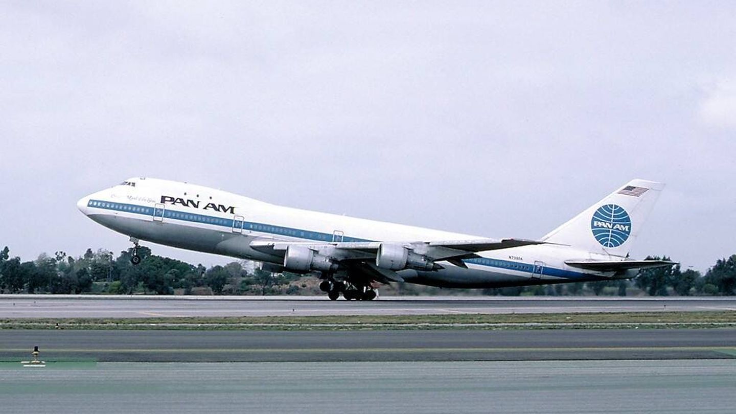 El Boeing 747-121 involucrado en el atentado, en marzo de 1987. (Wikimedia)