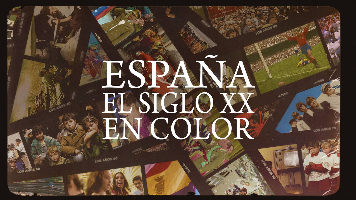 Cartel de 'España, el siglo XX en color'. (RTVE)