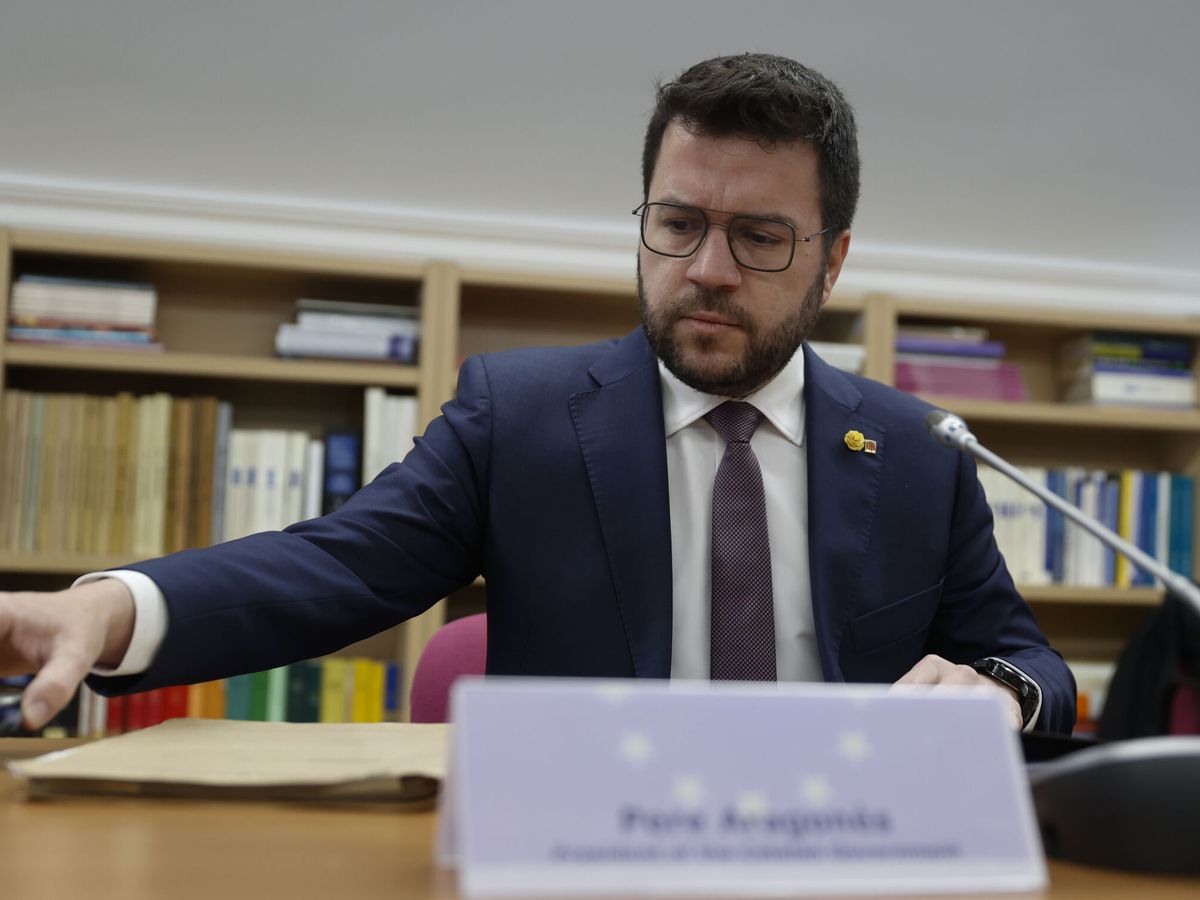 Foto: El presidente de la Generalitat, Pere Aragonès. (EFE/Mariscal)