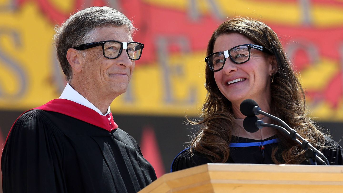 Bill y Melinda Gates antes de su divorcio. (Getty)