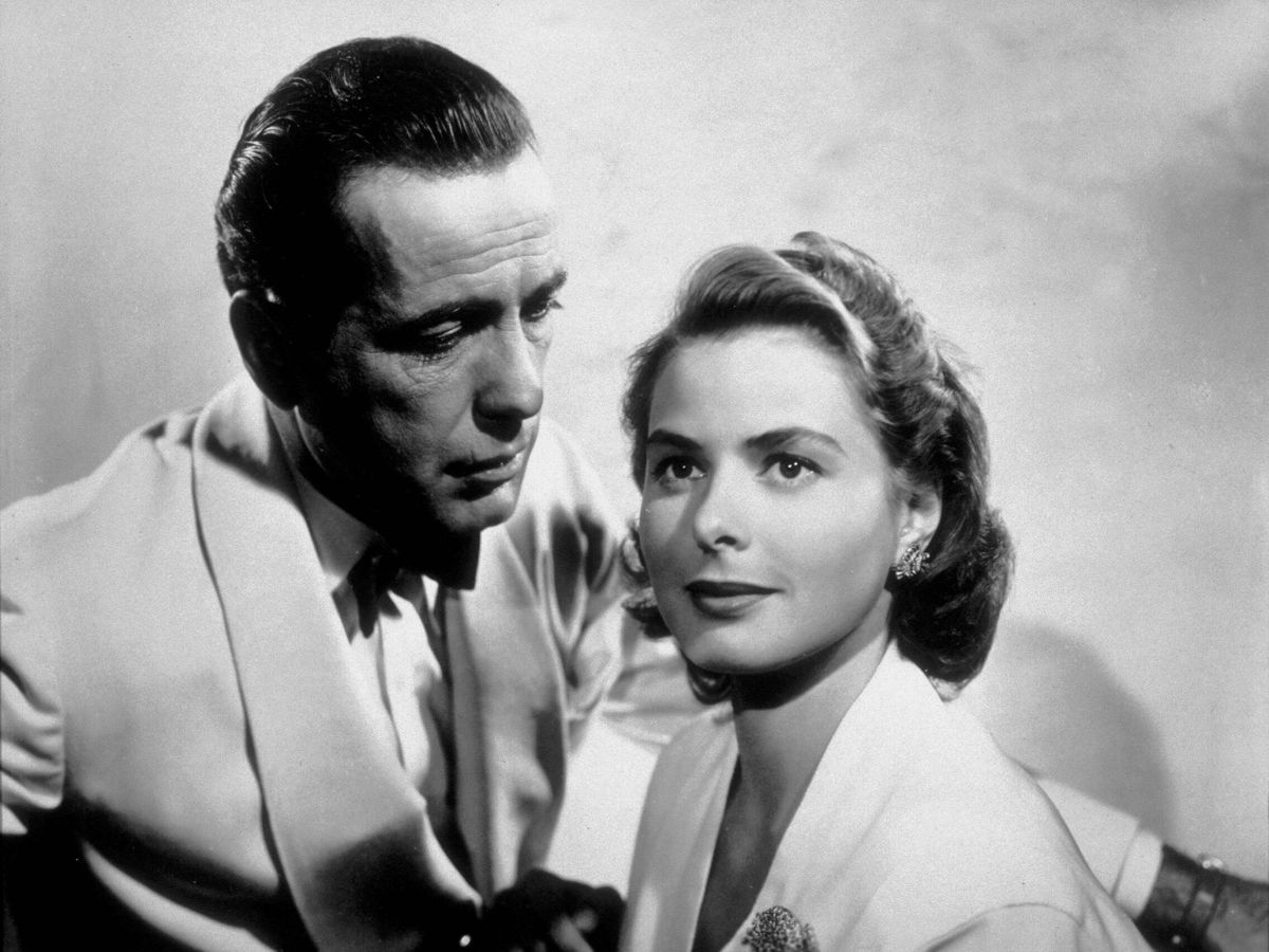 Foto: Bogart y Bergman, en 'Casablanca'. (CP)