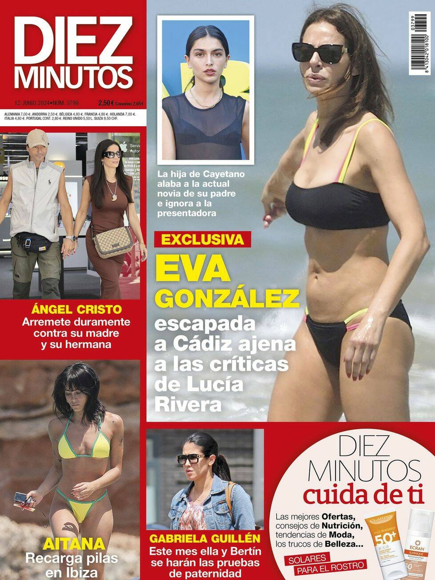 Eva González, en la portada de 'Diez Minutos'.