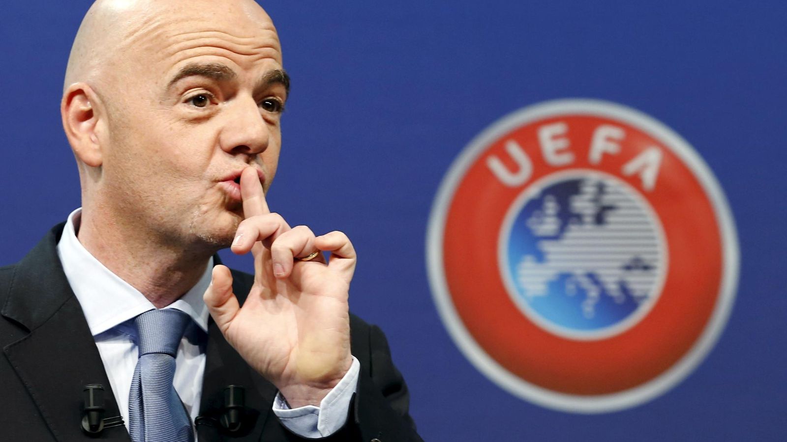 Foto: Gianni Infantino, respaldado unánimemente por la UEFA (Reuters).