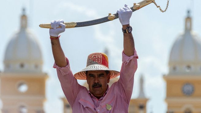 Foto de Maduro acaba su campaña electoral
