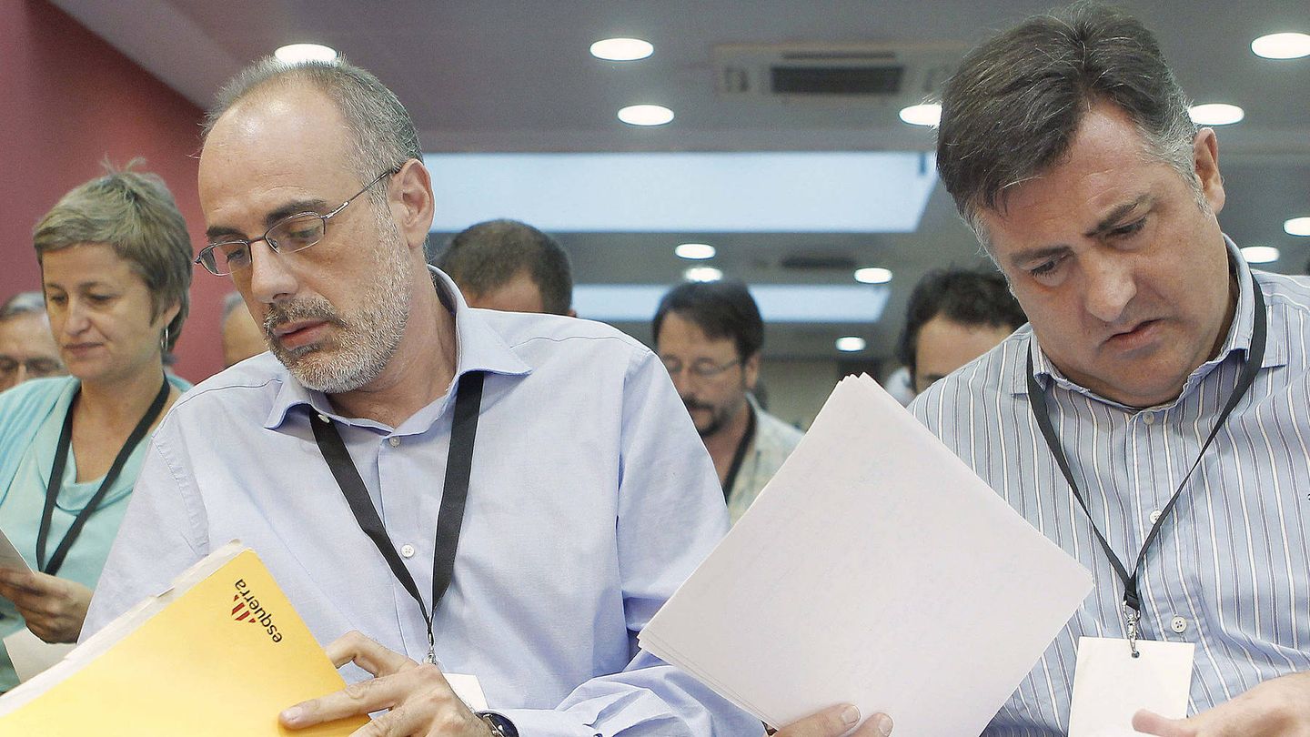 Joan Puigcercós y Joan Ridao. (Efe)