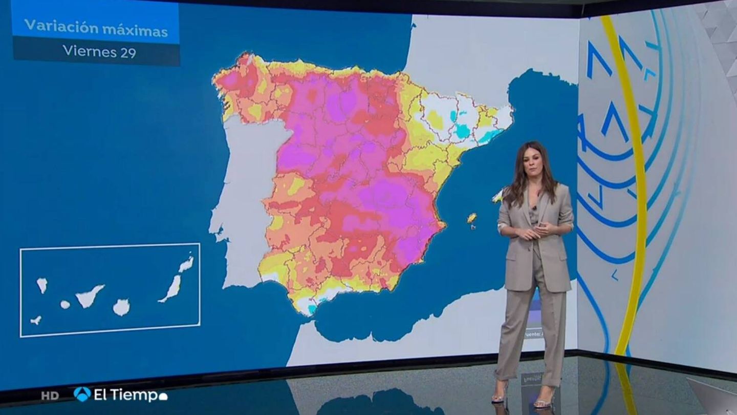 Mercedes Martín, presentadora de 'El tiempo' de Antena 3. (Atresmedia)