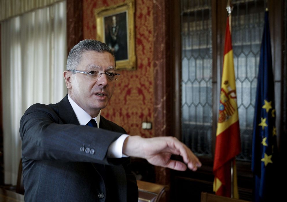 Foto: El ministro de Justicia, Alberto Ruiz-Gallardón. (EFE)