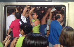 La cárcel de Caju y los apretones dentro del metro de Río de Janeiro