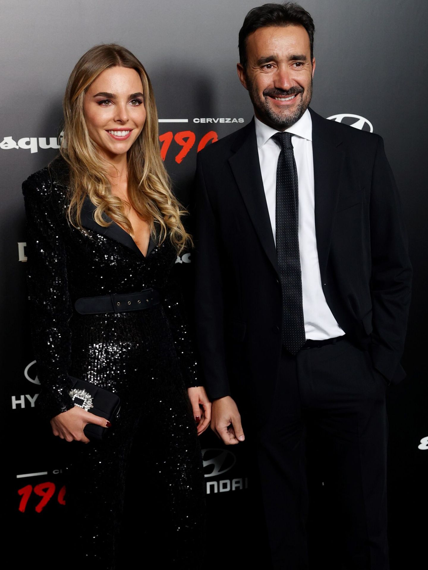 Juanma Castaño y Helena Condis, en los premios Hombre del Año de Esquire. (EFE/Martín)