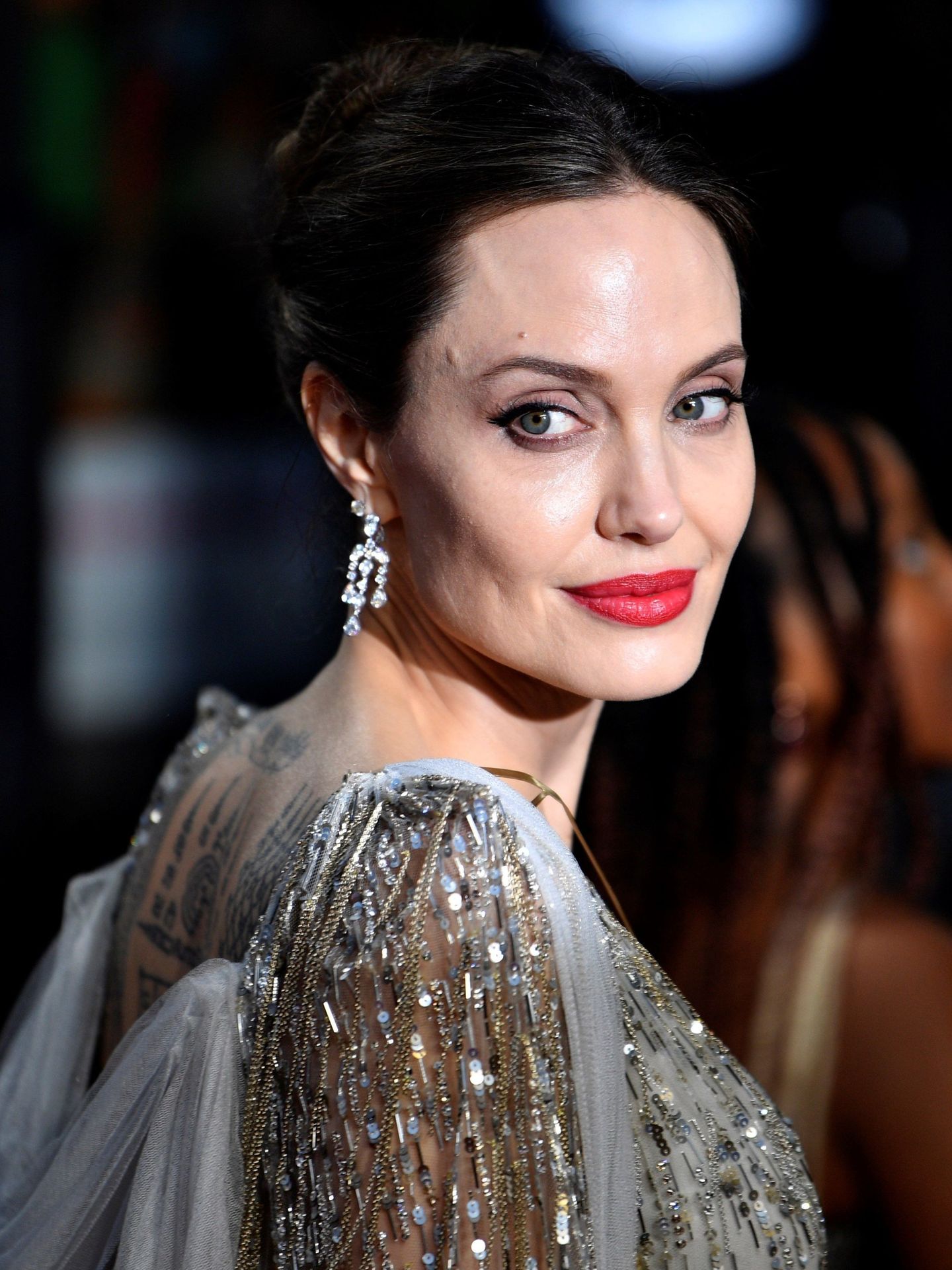 Angelina Jolie, en la alfombra roja. (EFE/Neil Hall)