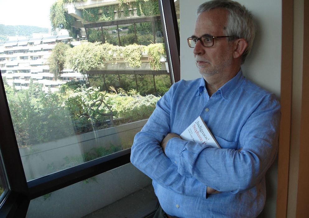Foto: El editor Ramón Perelló en su despacho del edificio Planeta, en Barcelona. 