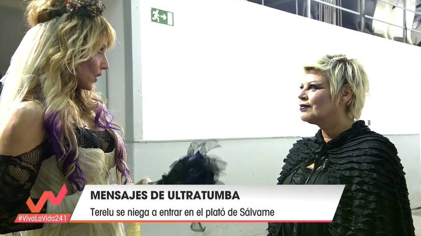 Emma García y Terelu Campos, en 'Viva la vida'. (Telecinco)
