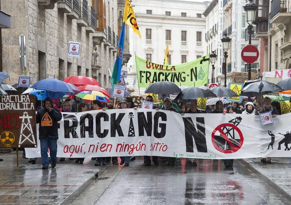 Foto: Manifestación contra el &amp;amp;amp;amp;#039;fracking&amp;amp;amp;amp;#039; en Burgos el pasado mes de mayo (EFE)