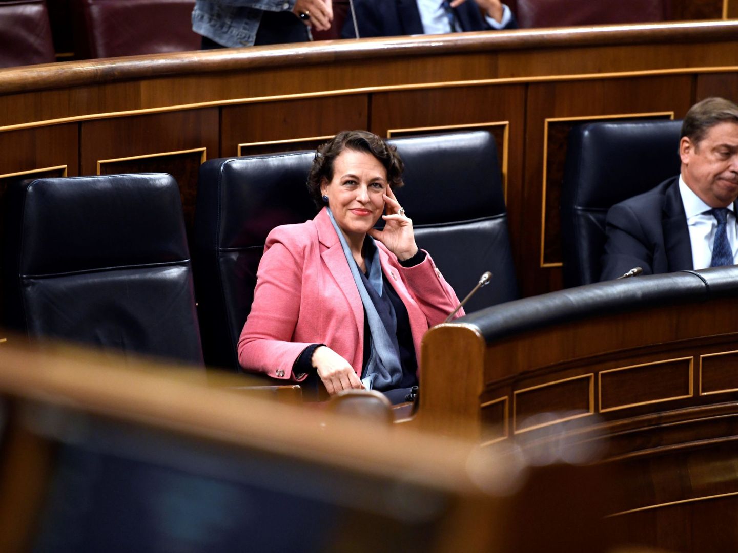 La ministra de Trabajo, Magdalena Valerio, en el Congreso. (EFE)