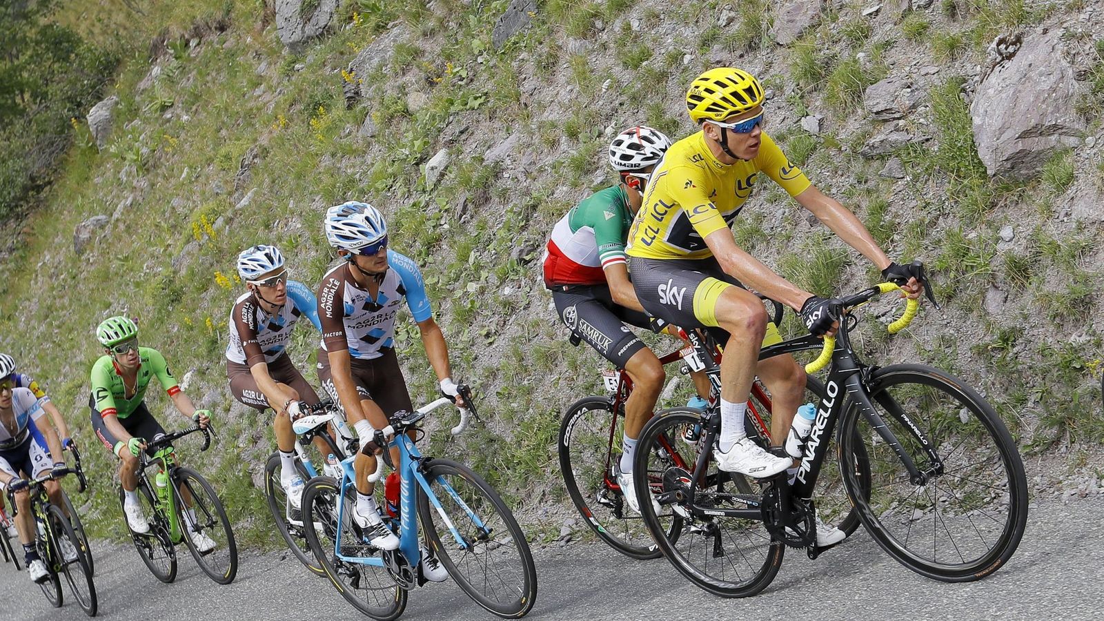 Foto: Chris Froome, durante una etapa del pasado Tour de Francia. (EFE)