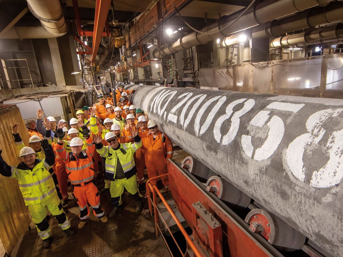 Foto: Gasoducto Nord Stream 2. (EFE/Axel Schmidt)