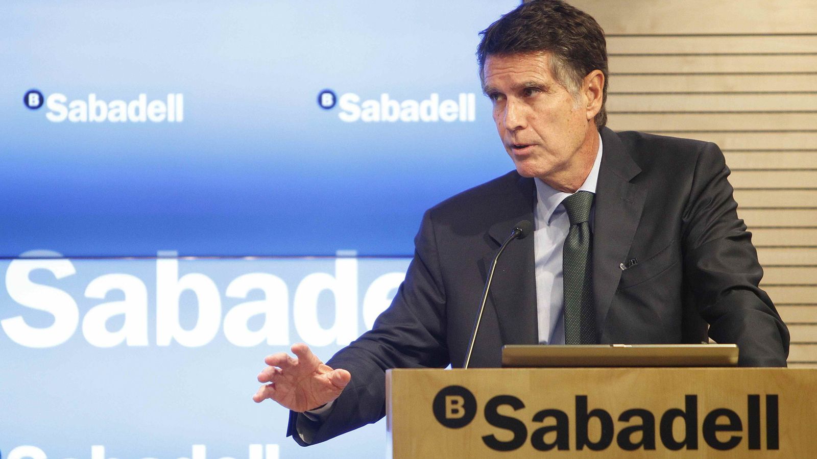 Foto: Jaume Guardiola, consejero delegado de Banco Sabadell. (EFE)