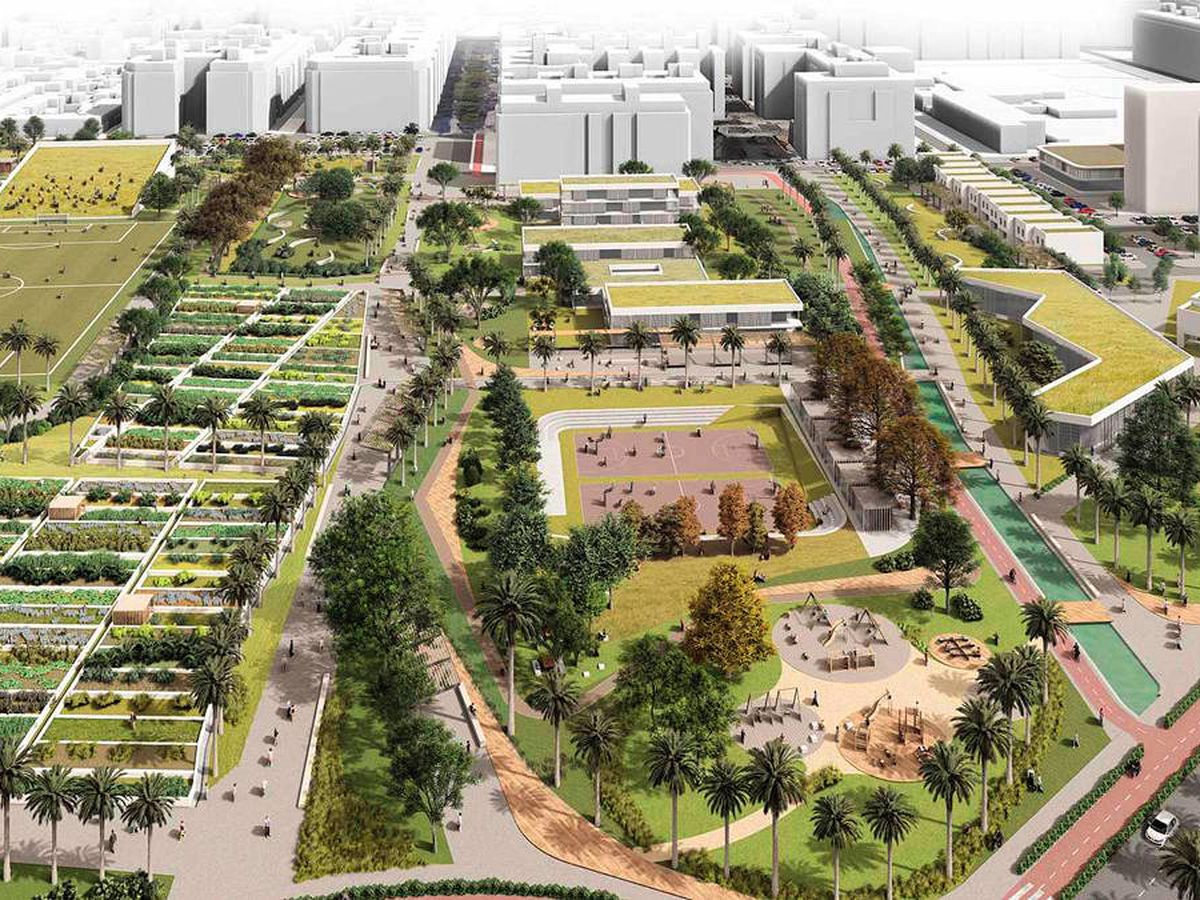 Foto: La almendra central del PAI de Benimaclet de Metrovacesa concentrará las zonas verdes y dotacionales.  
