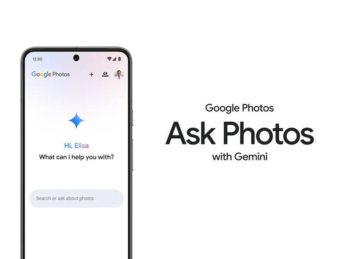 Foto: La nueva función se llama Ask Photos (GOOGLE)