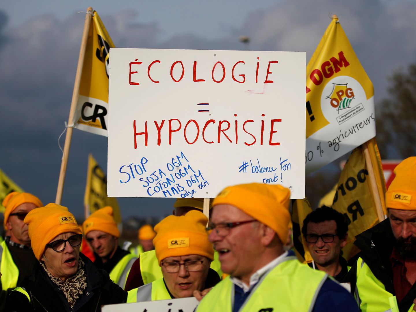 Agricultores franceses, los má activos contra el glifosato, el pasado 21 de noviembre (Stephane Mahe / Reuters)