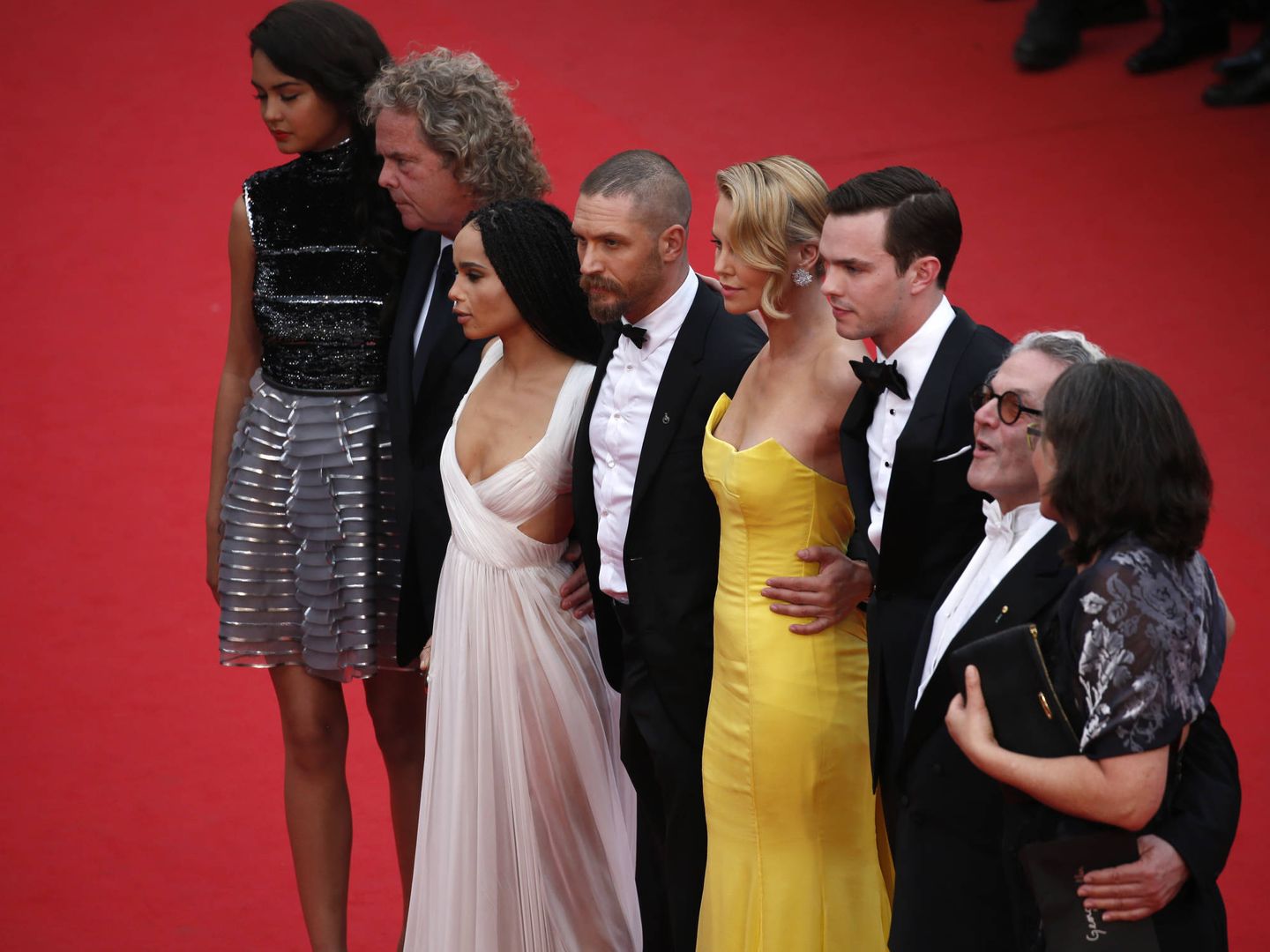  Los protagonistas de la película y su director, en Cannes. (Getty)