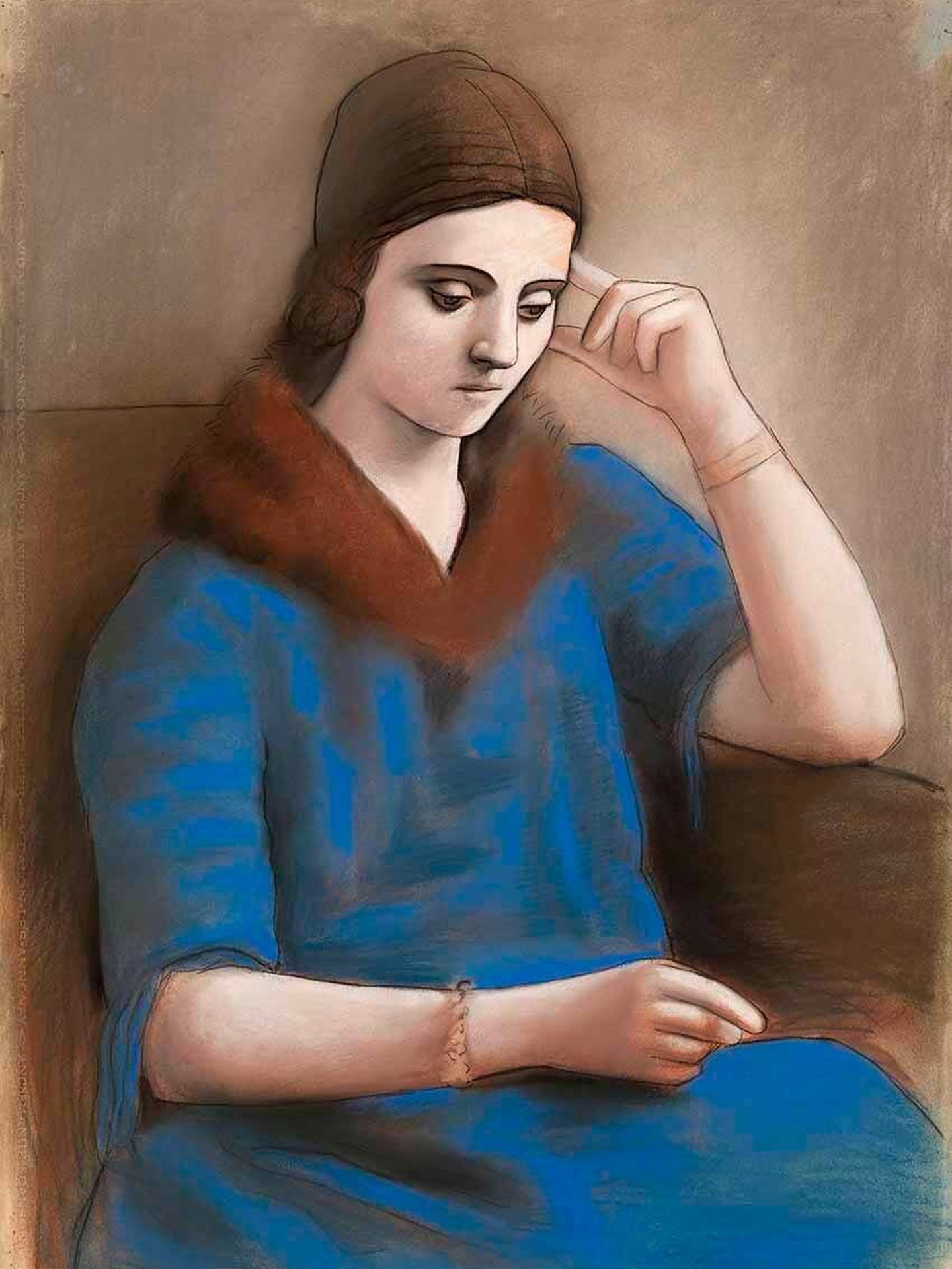 'Olga pensive', obra de Picasso (Archivo)