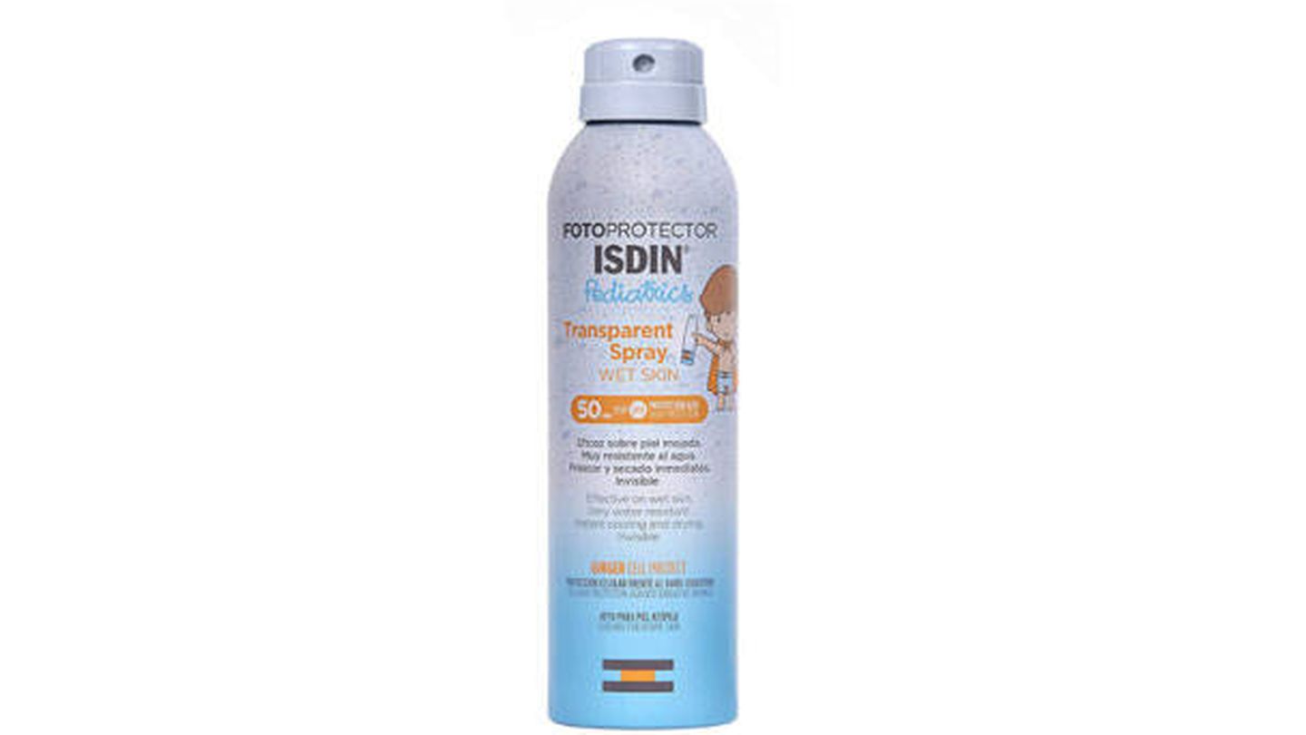 Fotoprotector ISDIN Pediatrics Transparent spray Wet Skin SPF 50