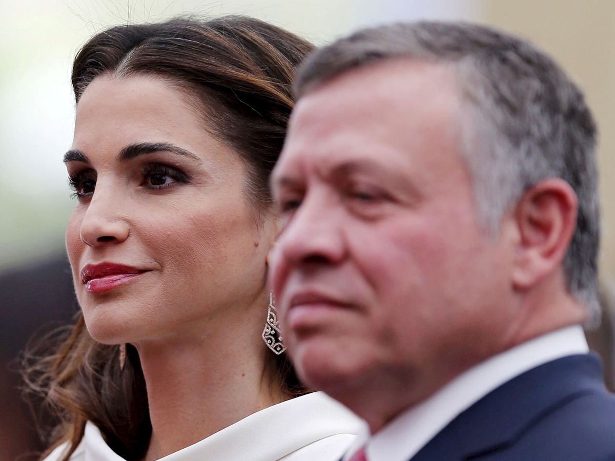 Foto: El rey de Jordania, junto a su esposa, Rania. (Reuters/Mhammed Hamed)