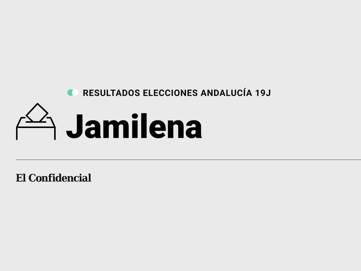 Foto: Resultados en Jamilena, Jaén, de las elecciones de Andalucía 2022 este 19-J (C.C./Diseño EC)