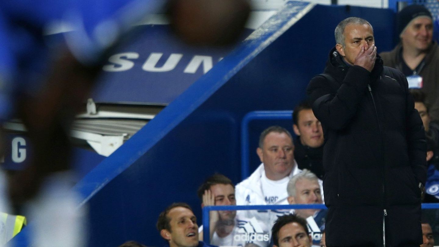 Mourinho en Stamford Bridge (Reuters).