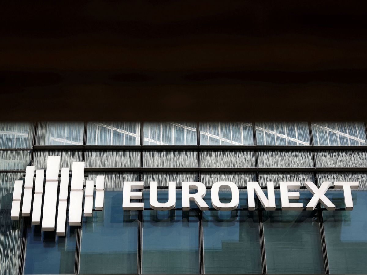Foto: Logo de Euronext en París. (Reuters/Benoit Tessier)