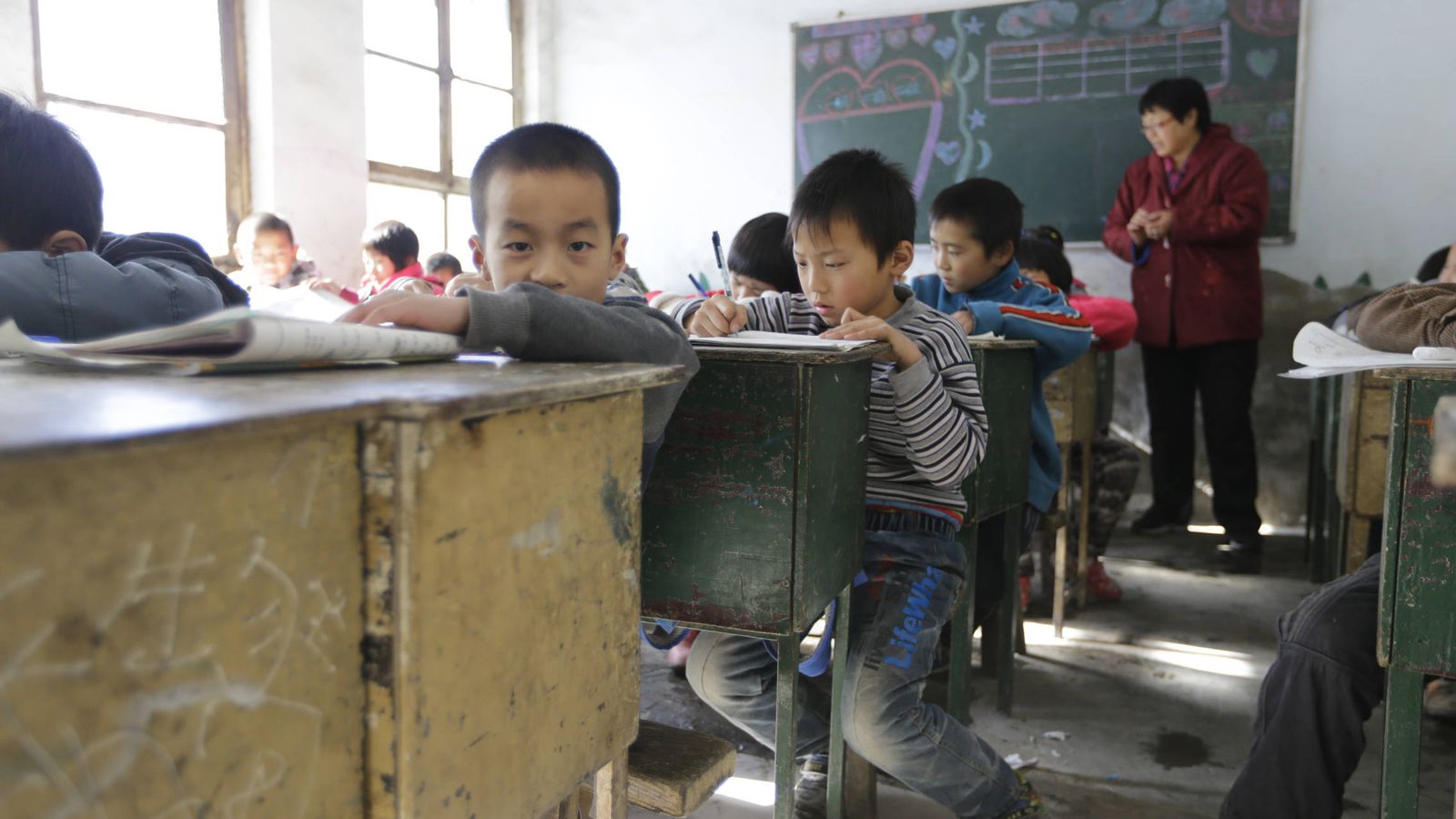 Foto: Colegio a las afueras de Pekín. (Reuters/Jason Lee)