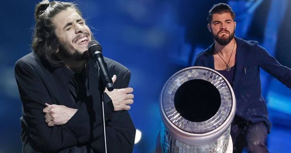 Foto: Salvador Sobral es insultado por Alex, el representante de Rumanía en Eurovisión 2017.