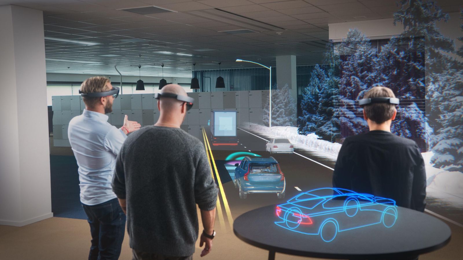 Foto: Volvo Cars y Microsoft HoloLens
