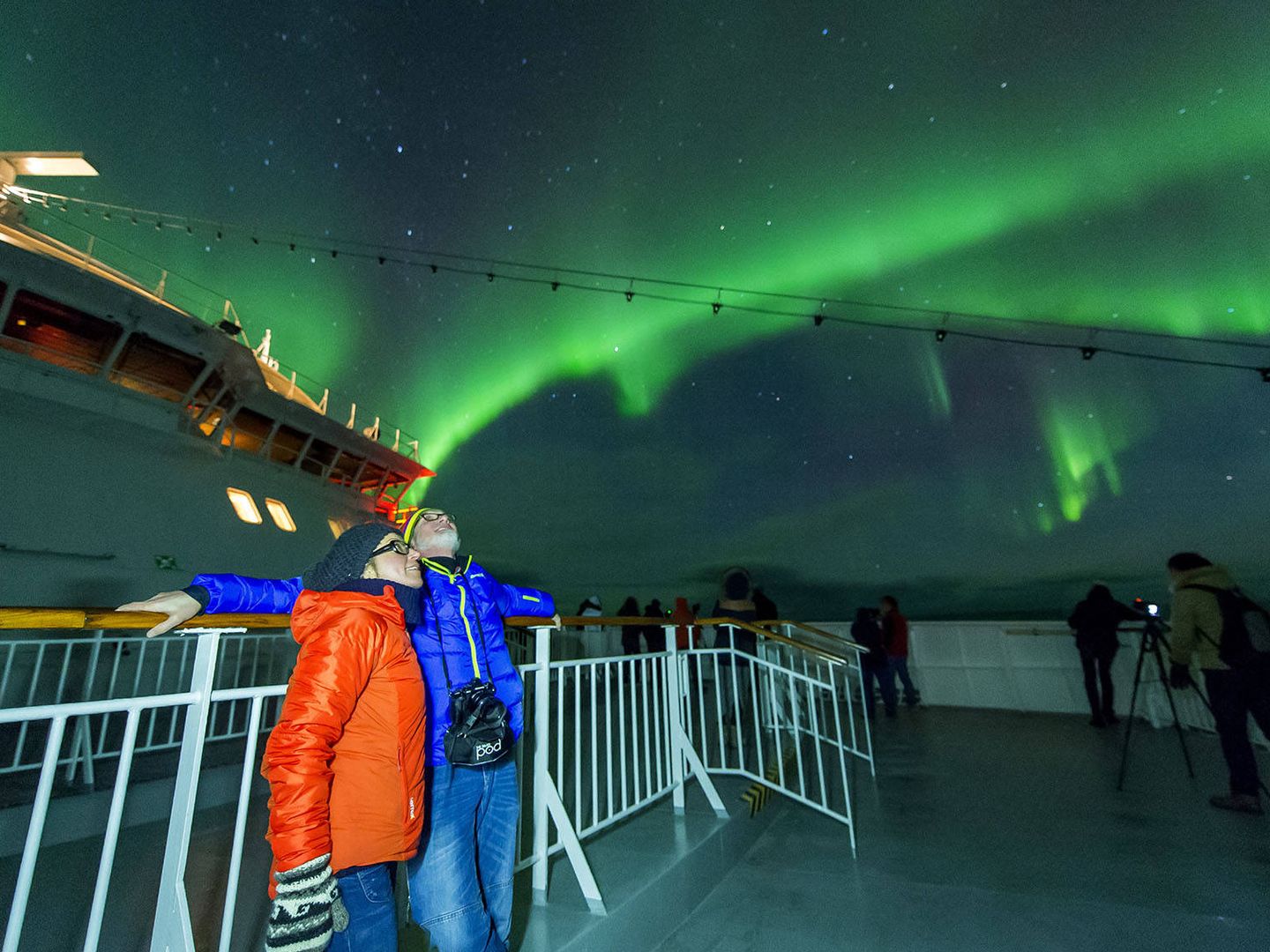 A bordo del Expreso del Litoral. (Foto: Hurtigruten)