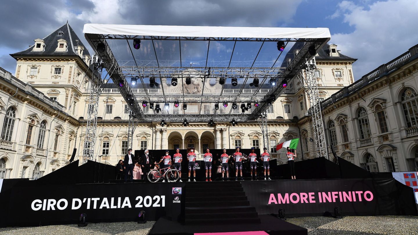 Presentación del Giro de Italia 2021. (Reuters)