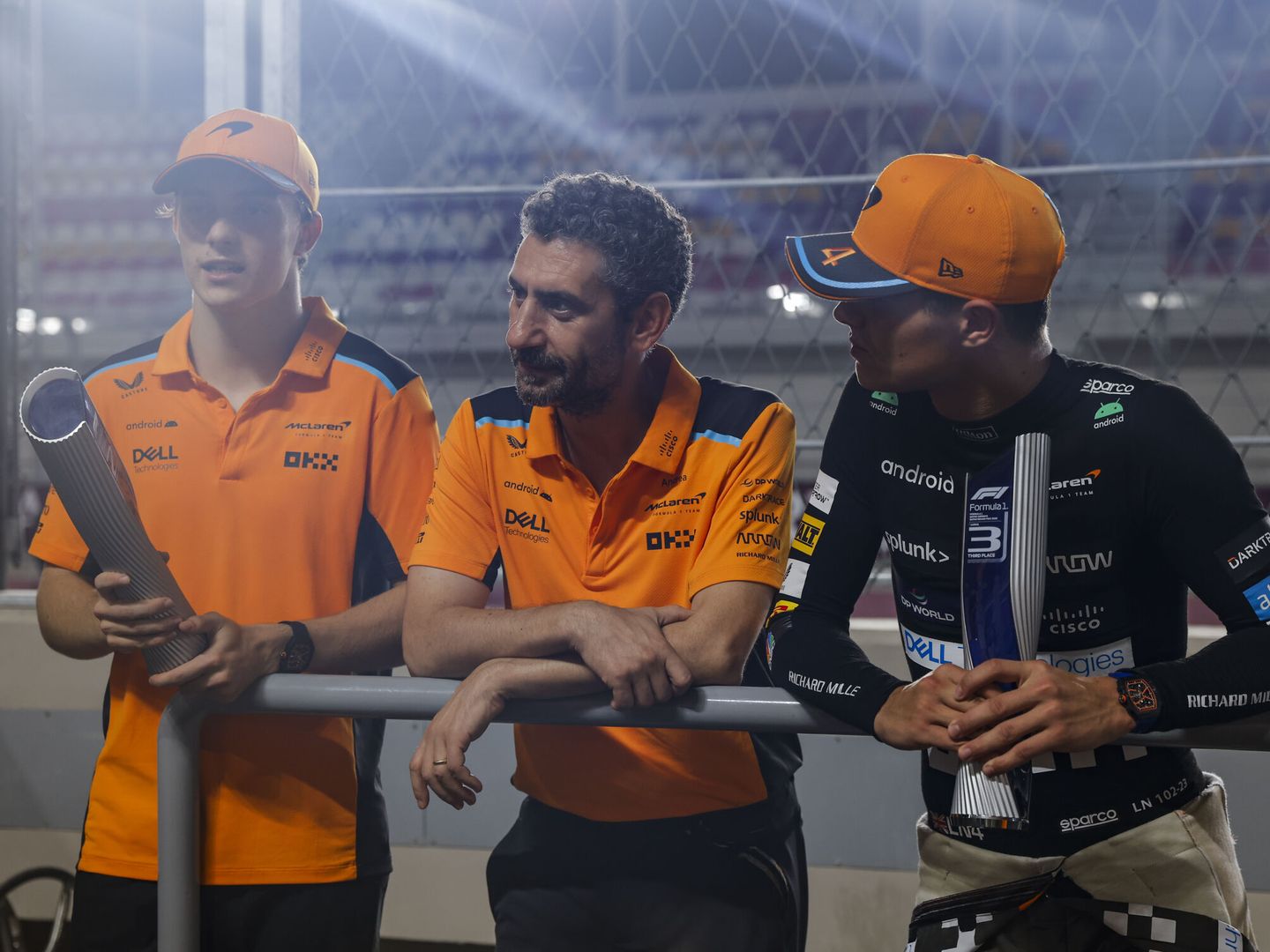  Andrea Stella el jefe de McLaren cuenta con dos excelentes pilotos en su equipo. (Xavi Bonilla / DPPIXavi Bonilla / Dppi / Afp7)