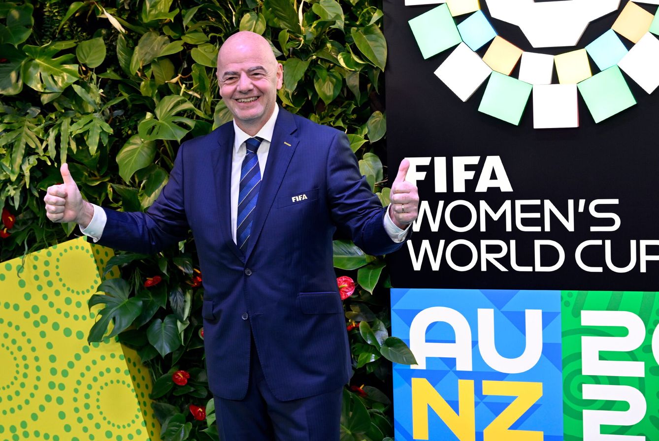 Gianni Infantino, presidente de la FIFA, en un acto del Mundial femenino. (EFE) 