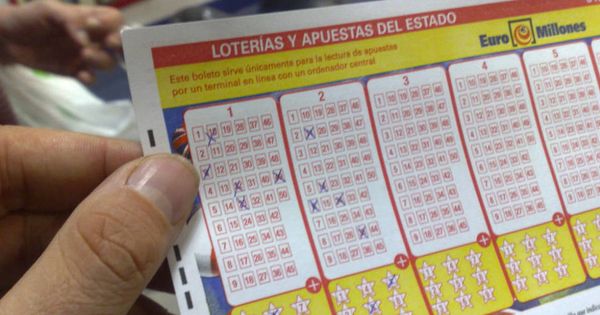 Foto: Boleto de lotería. 